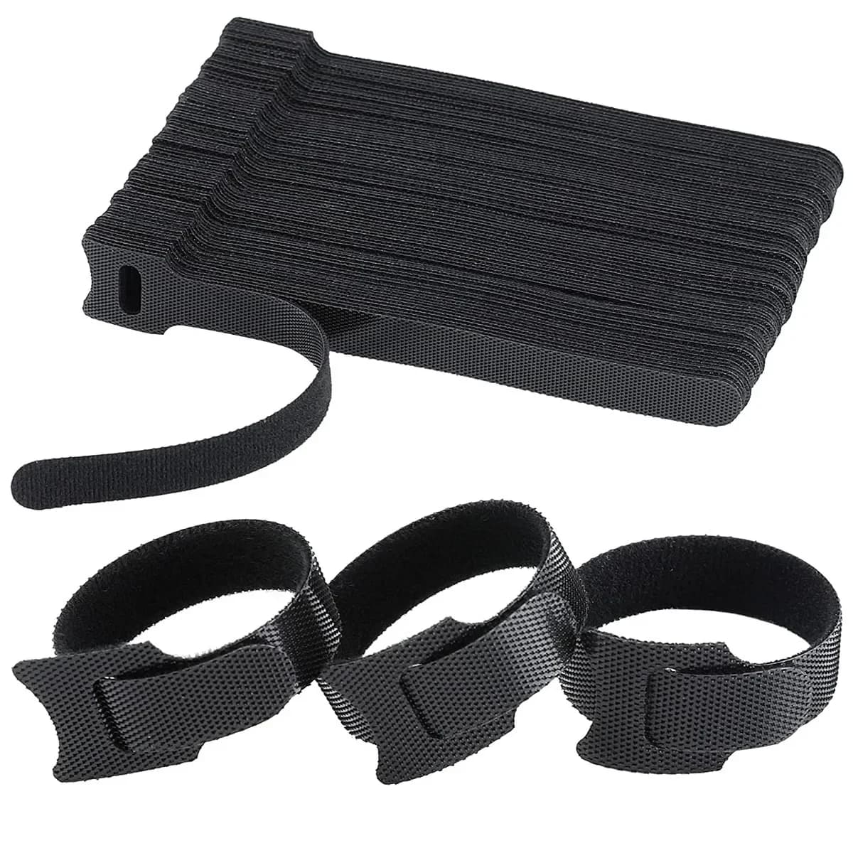 50-100pcs Cable Organizer Cable Management Cable Winder Tape Protector for wire Ties Phone Accessories organizador cables