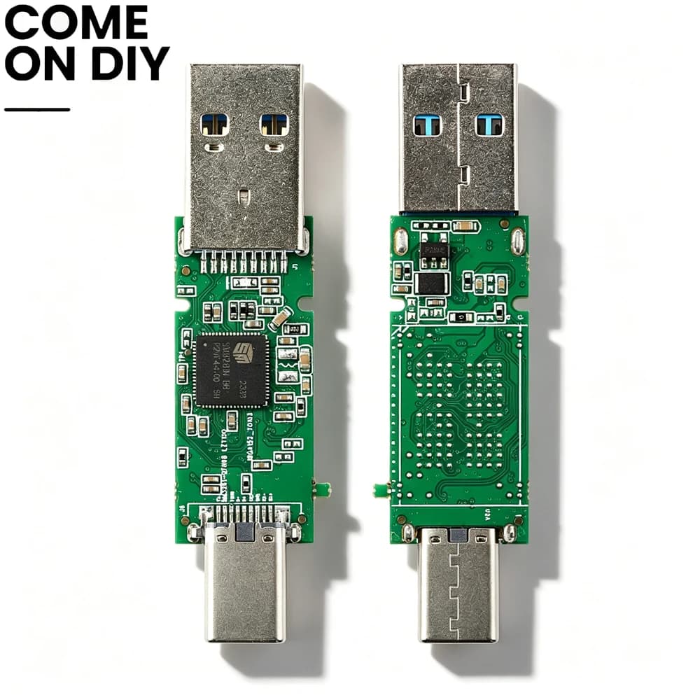 SM3281 DIY UDisk Type-C 3 in 1 High Speed USB Flash Drive Controller Board 64pin 4CE 8CE Phone PC Dual Use Universal