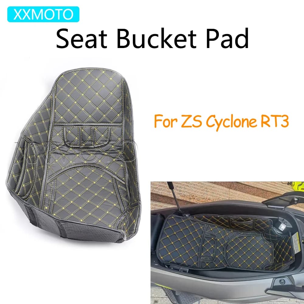 Per ZongShen Cyclone RT3 Moto ZS RT3 Sedile Secchio Pad Scatola di immagazzinaggio Pad Cargo Bagagli Tronco Copertura protettiva