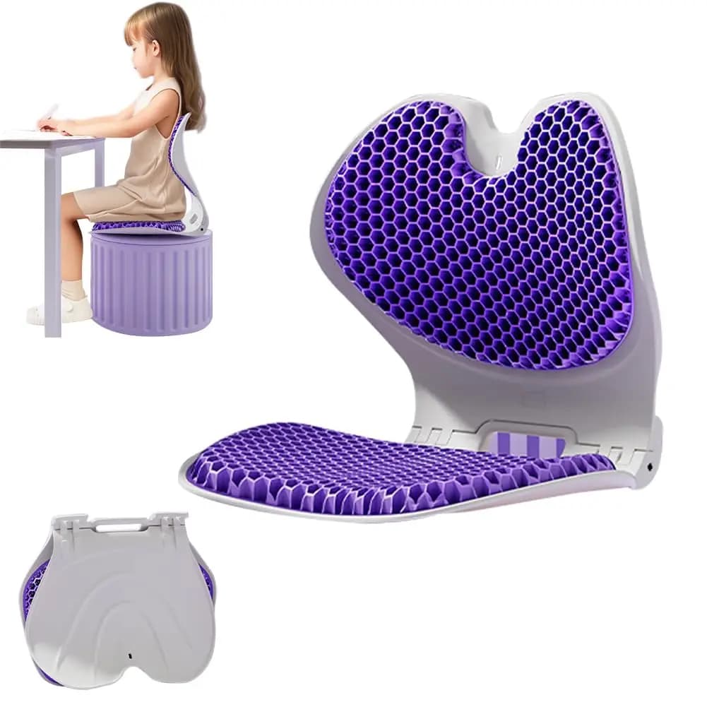Cuscino ergonomico per supporto lombare petalo Cuscino per la vita Sedia correttore posturale portatile sedentario per supporto lombare per l'home office