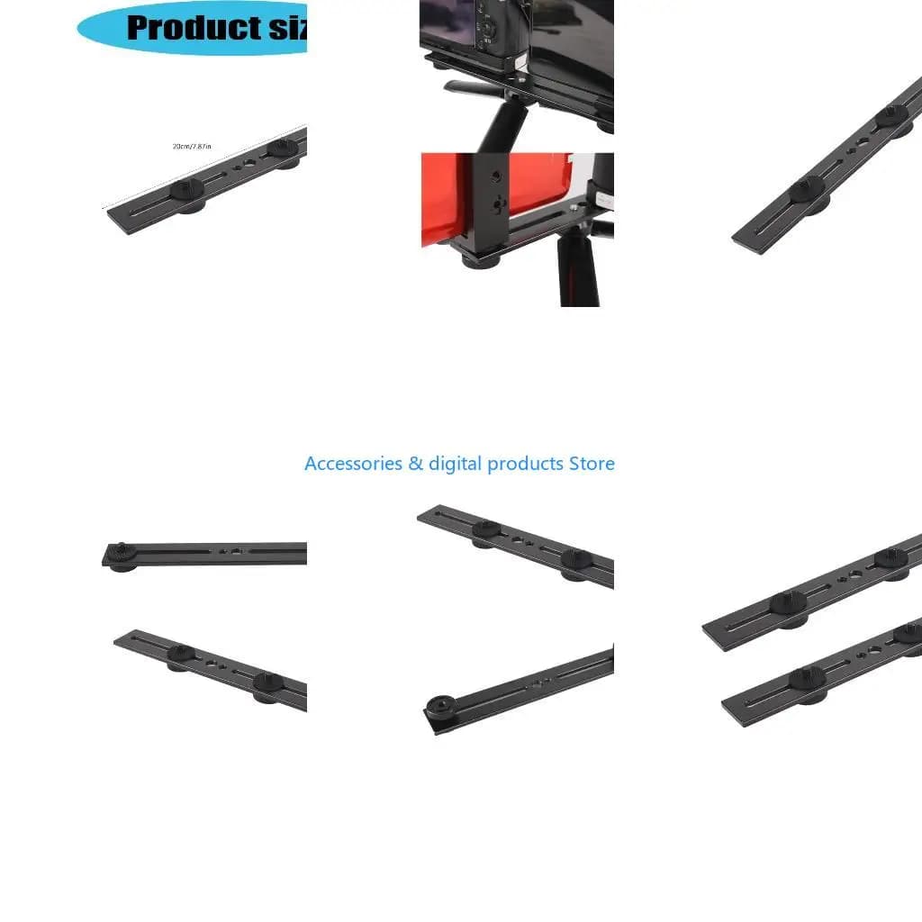 77JD Aluminum Alloy Double Head Camera Mount Bracket Supports Two Cameras Accessories