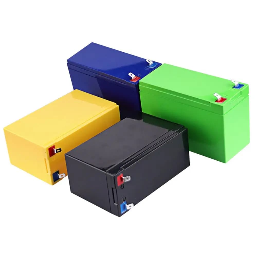 Tool Parts 12V 7Ah Battery Case Holder ABS Multiple Colors SLA Battery Shell Rechargeable Battery Box