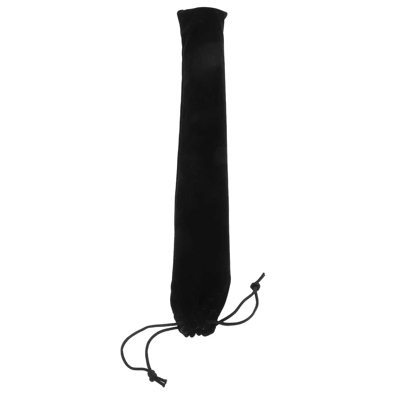 Borsa per il trasporto del flauto verticale Tessuto resistente Registratore portatile Custodia con coulisse Protezione morbida antigraffio interna Musical