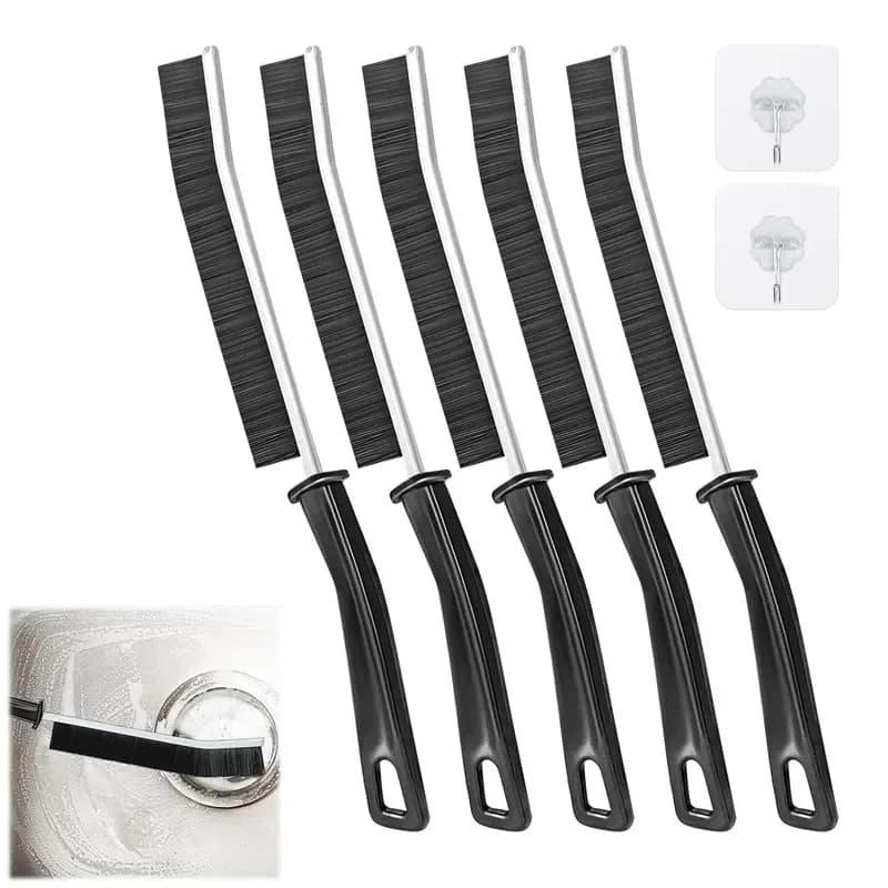 Spazzola per la pulizia delle fessure a setole dure Spazzola per la pulizia degli spazi Setole angolate rigide a tutto tondo per lo strumento per la pulizia della cucina del bagno