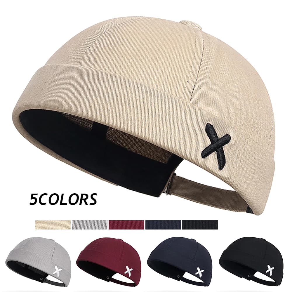Men's Hip Hop Hats Vintage Headphones Summer Adjustable Homeowner Hat Trendy Streetwear Docker Cap Women's Berretto Skullies without tense