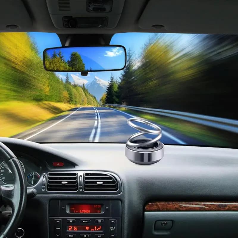 Diffusore di accessori per la decorazione d'interni a doppio anello per deodorante per auto solare per auto e casa