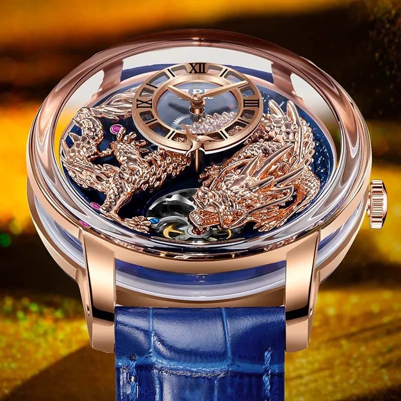 PINDU develops and designs New M2797B Men's automatic mechanical watch 45.5MM high quality luxury wristwatch men's gift