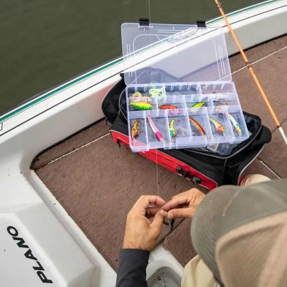 Best-selling home items Waterproof and Durable Stowaway Tackle Box Clear Fishing Storage Container for Gear and Equipment