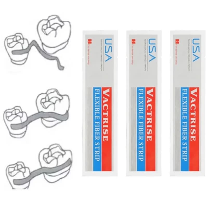 1/3 Pieces Glass Fiber Strips Dentale for Splint, Flexible Strips for Denti Furniture, Strips Wall decal in Resin Photopolymerizable, Material Dental