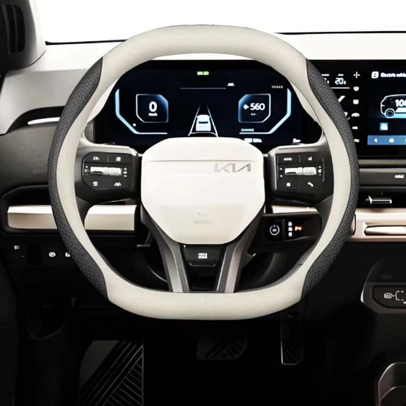Coprivolante per auto in pelle per tutti i nuovi KIA K4 GT-Line 2025 2026 Accessori auto per lo styling dell'auto