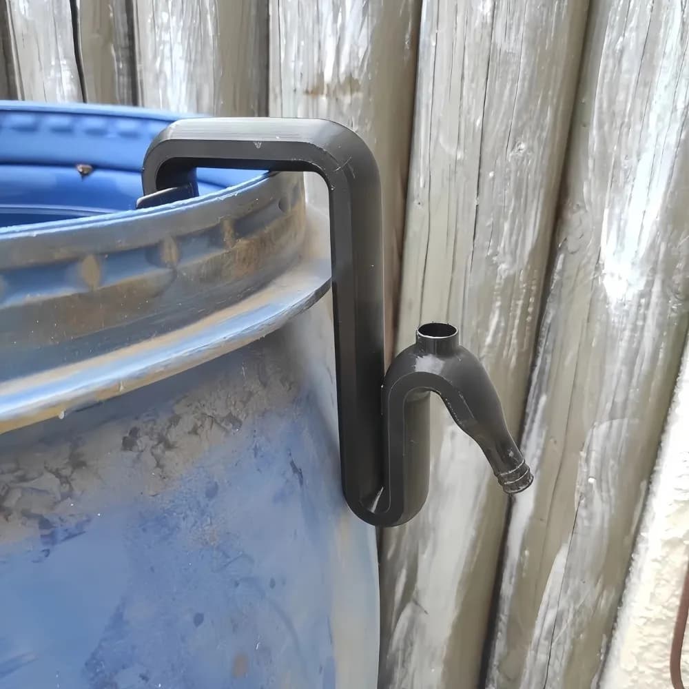 Self-priming Design Rainwater Transfer Pipe Easy Installation PP Self-priming Siphon Hose Siphon Mechanism Overflow Pipe