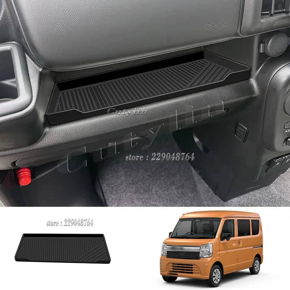 For Suzuki Every DA18V 2026 2027 silicone Car Passenger Side Tray Storage Box Interior Organizer Vehicle Interior Accessories