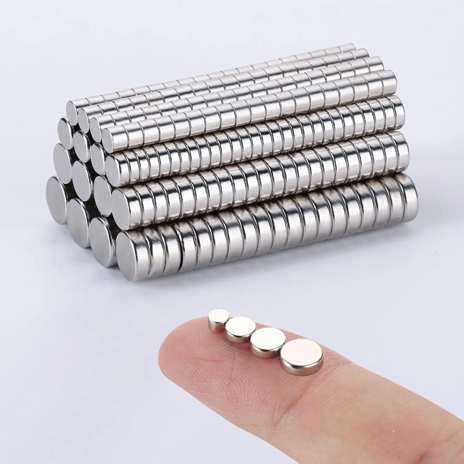 Small magnets, 4 different sizes, small magnets, mini fridge magnets, DIY magnets, multipurpose office magnets, crafts and science