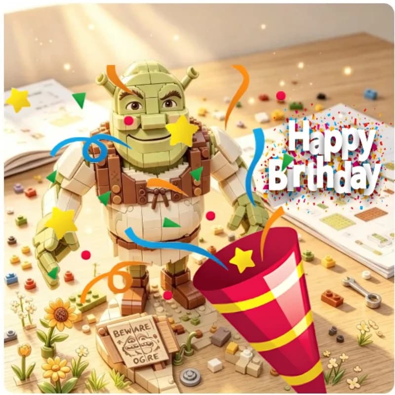 Welcome To Purchase Monster and Animal Donkey Building Block Model Toys, Suitable for Adult Gift Giving and Party Activities