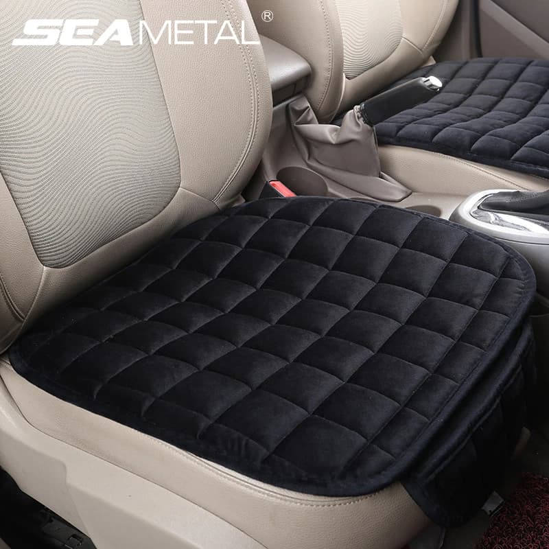 SEAMETAL Car Seat Cover for Cars in Peluche Bearing for Car Seat Ultra Soft Car Seat Protective Car Seat Cover for Universal Anti-slip Car Seat for Truck Seat Suv