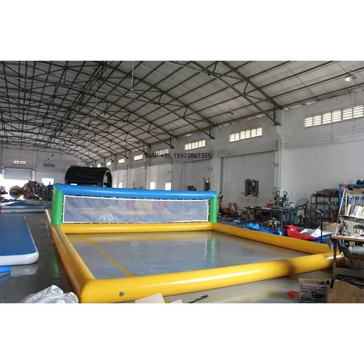 Custom inflatable water polo court volleyball court for sale