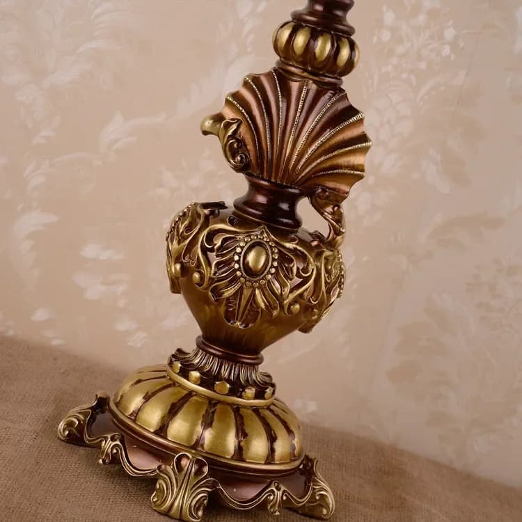 European Style Bedroom Bedside Floor Lamp Retro American Home Celebration Desk Lamp Modern Night Light for Living Room