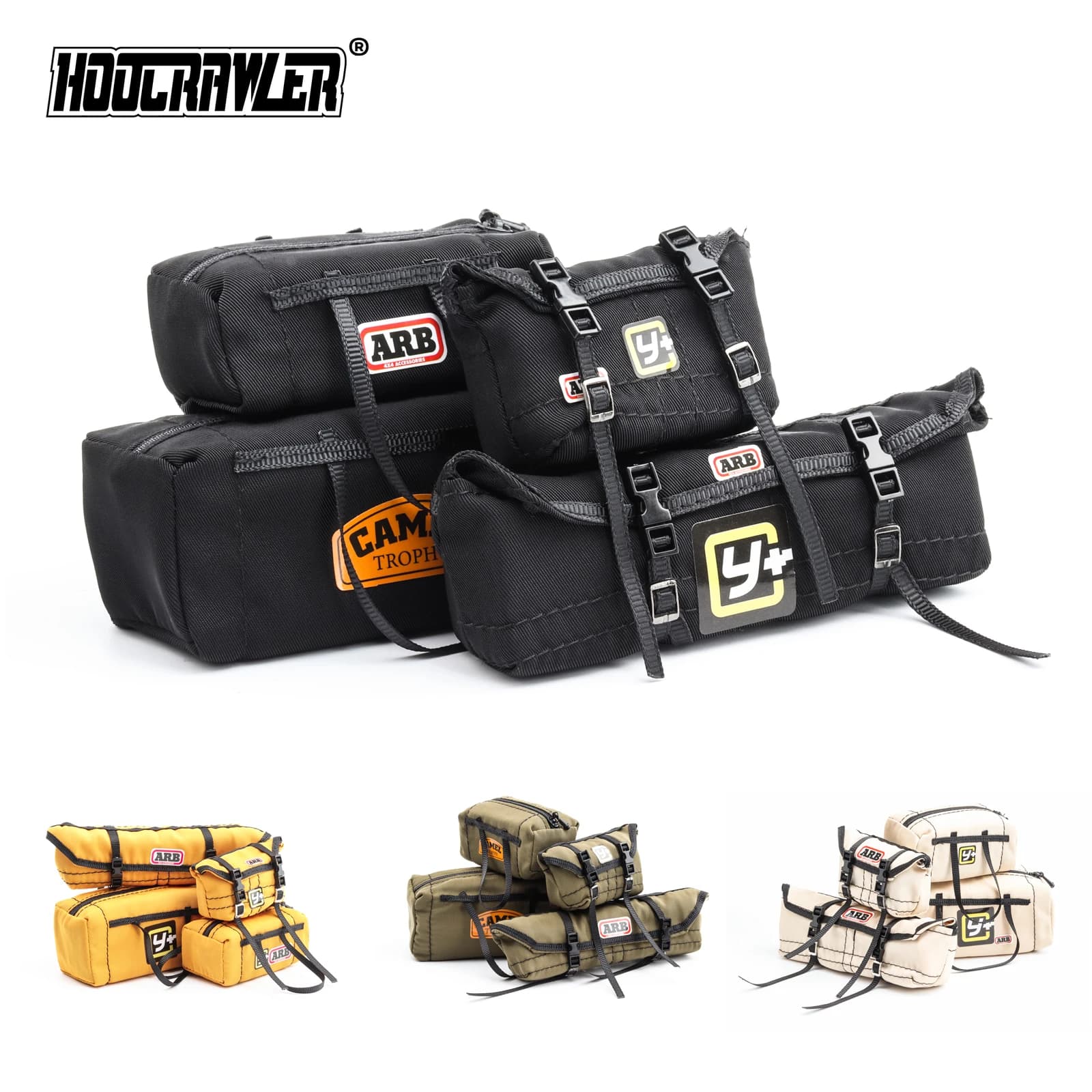 RC Crawler Car Replica Bag Simulation Roof Travel Bag Scale Decoration Luggage Bag for 1/10 1/16 1/18 SCX10 TRX4 TRX4M WPL
