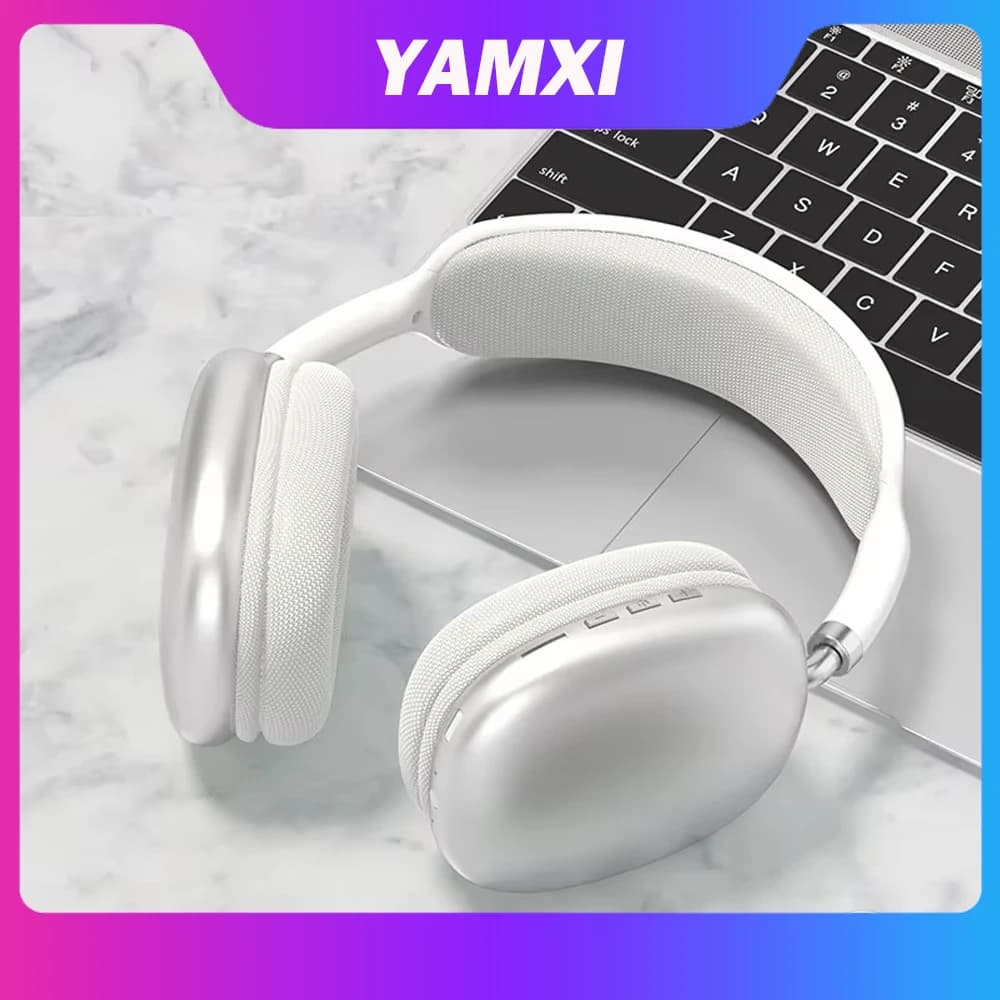 Bluetooth Wireless Gaming Overear headset with long-lasting battery with Mircophone headphones for PC and smartphone