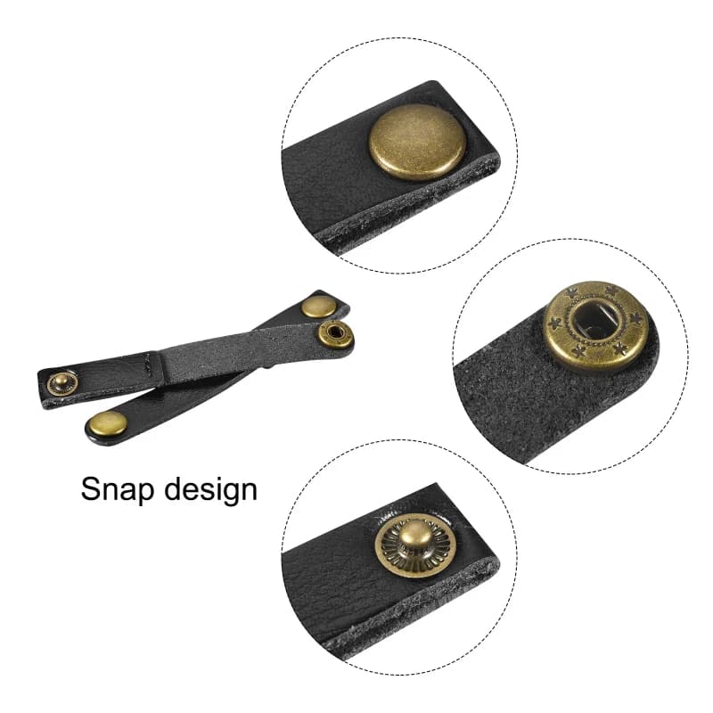 Hot Sale Leather Cable Straps Cable Tie Wraps Cord Management Holder Keeper Cord Organizer for USB Cables Headphone Wires