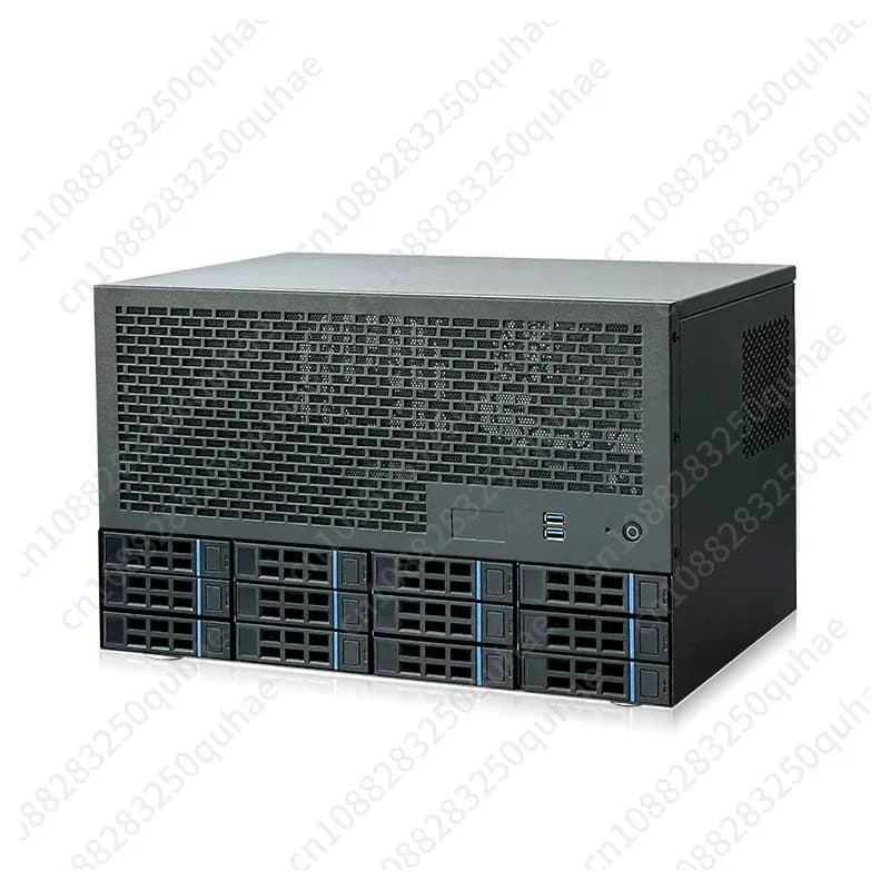 Case per Server Rack, Enclosure NAS Hot Swap per Archiviazione HDD e SSD
