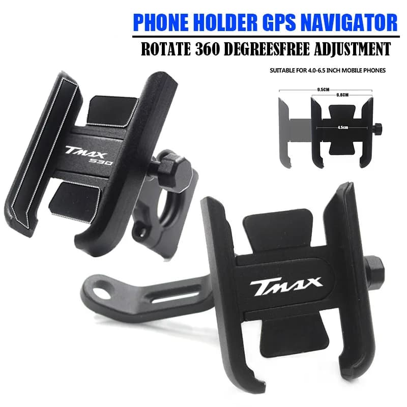 Per YAMAHA TMAX 560 530 500 TMax530 SX DX TECH MAX TMAX560 Moto Espansione Manubrio Supporto Del Telefono Mobile Del Basamento GPS Staffa
