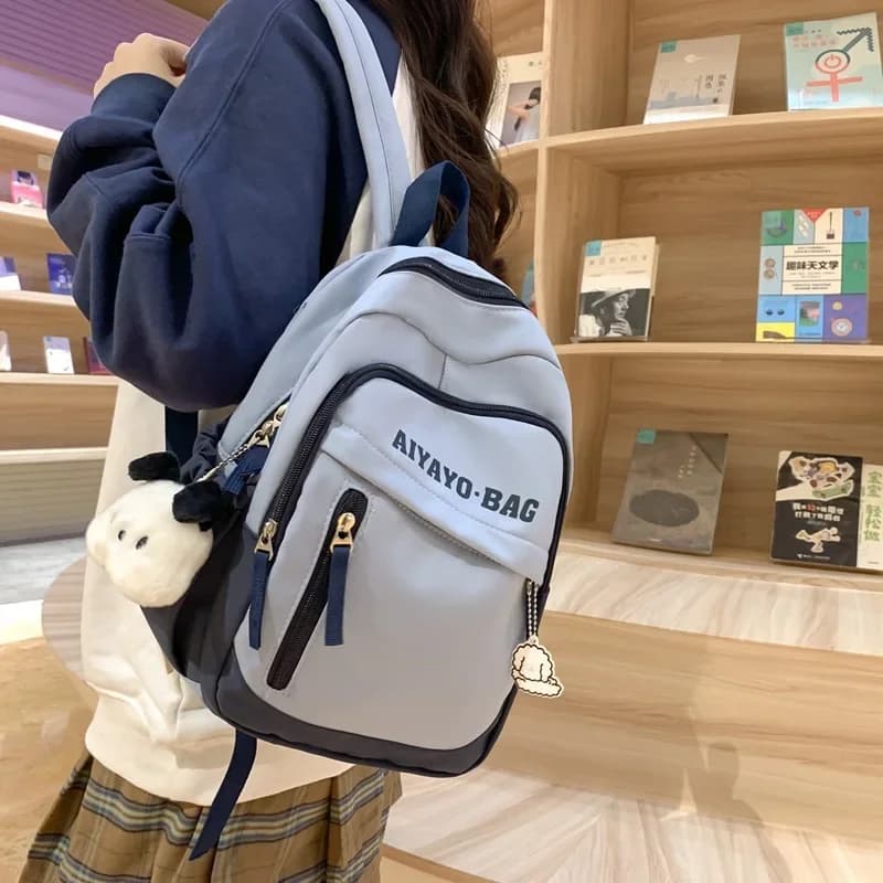 Elegante mini zaino unisex Borsa da viaggio leggera e traspirante Zaino multiuso durevole essenziale per campus universitario