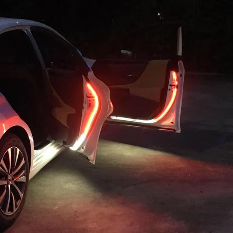 Hot Car Door Decoration luce di benvenuto LED avvertimento per Chevrolet Cruze Aveo Lacetti Captiva Niva Spark Orlando Epica vela