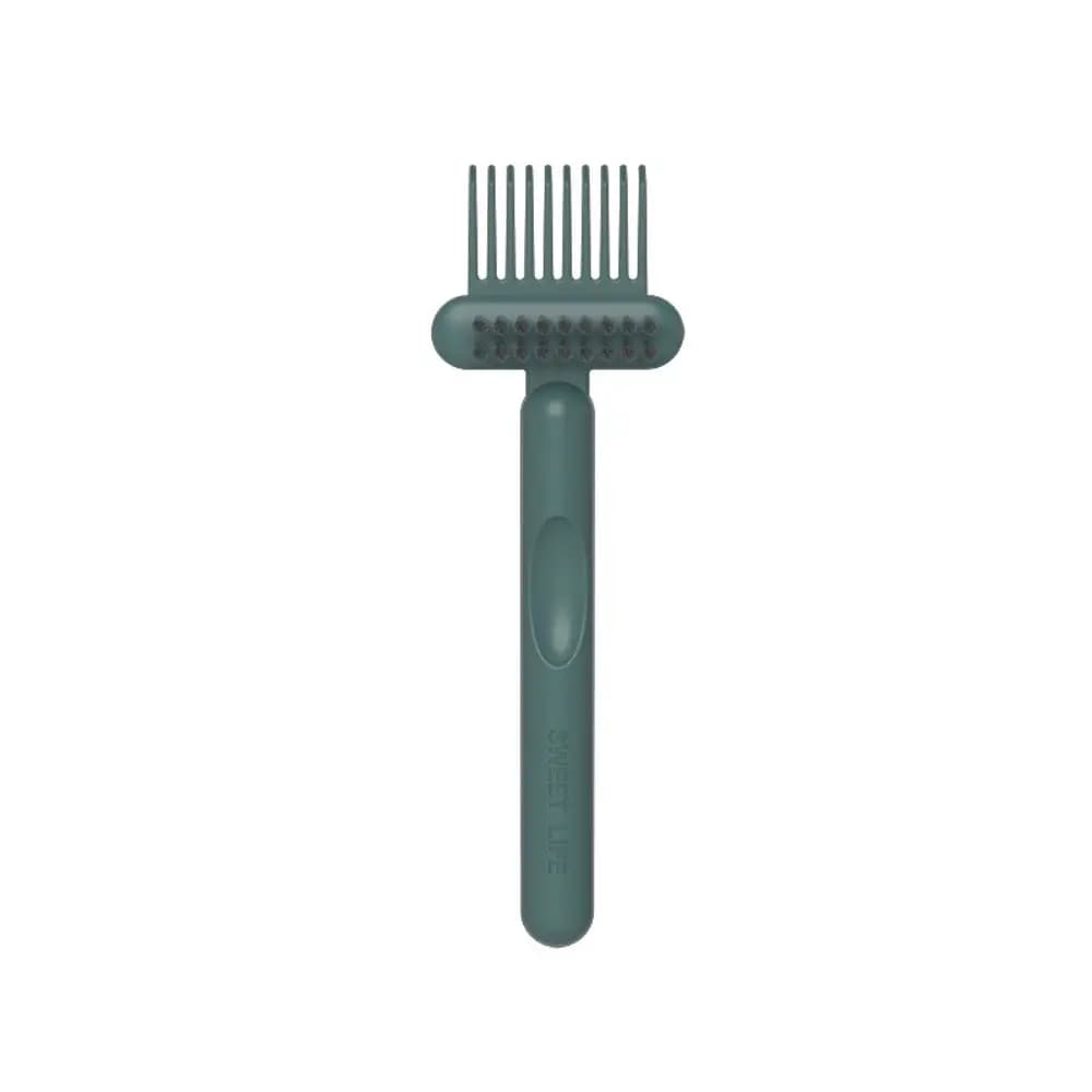 Comb Embedded Tool Home Detangling Comb Cleaning Brush Comb Hair Remover Brush Hair Brush Cleaning Tool Comb Cleaner Tool