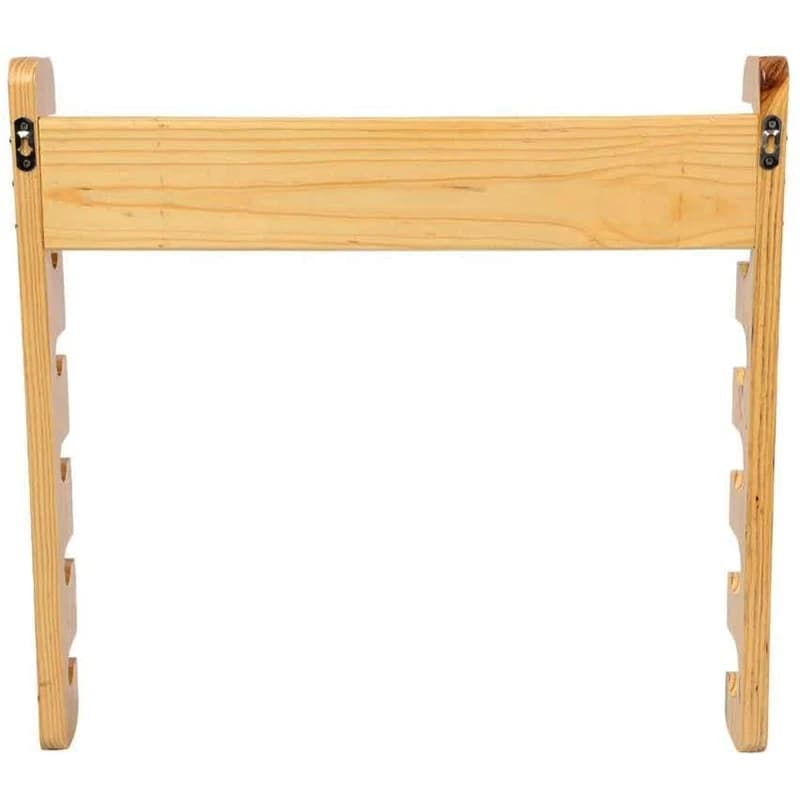 6 supporti per canne da pesca, installazione semplice, rack da parete in legno per canne da pesca
