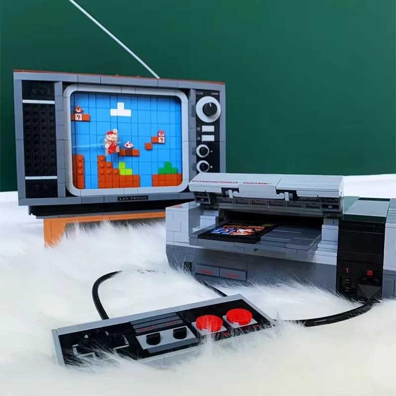 Set di Costruzioni Modulare Modello Console Super NES, 2651 Pezzi, Giocattolo Educativo per Bambini