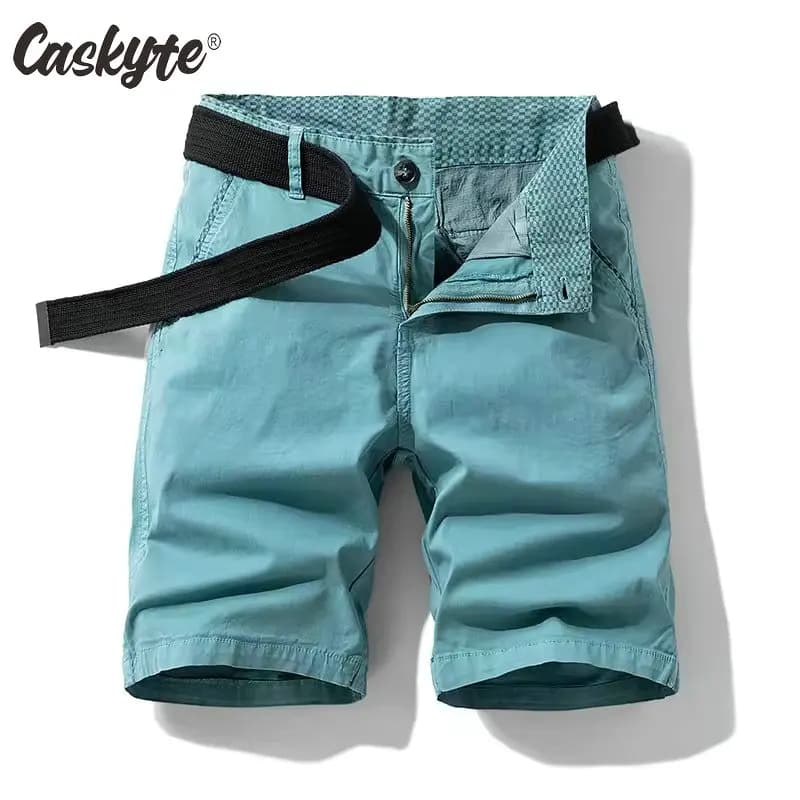 Summer Men Cotton Cargo Shorts Men Fashion Breeche Bermuda Beach Jogger Shorts Men Tactical Cycling Shorts Male Dropshipping