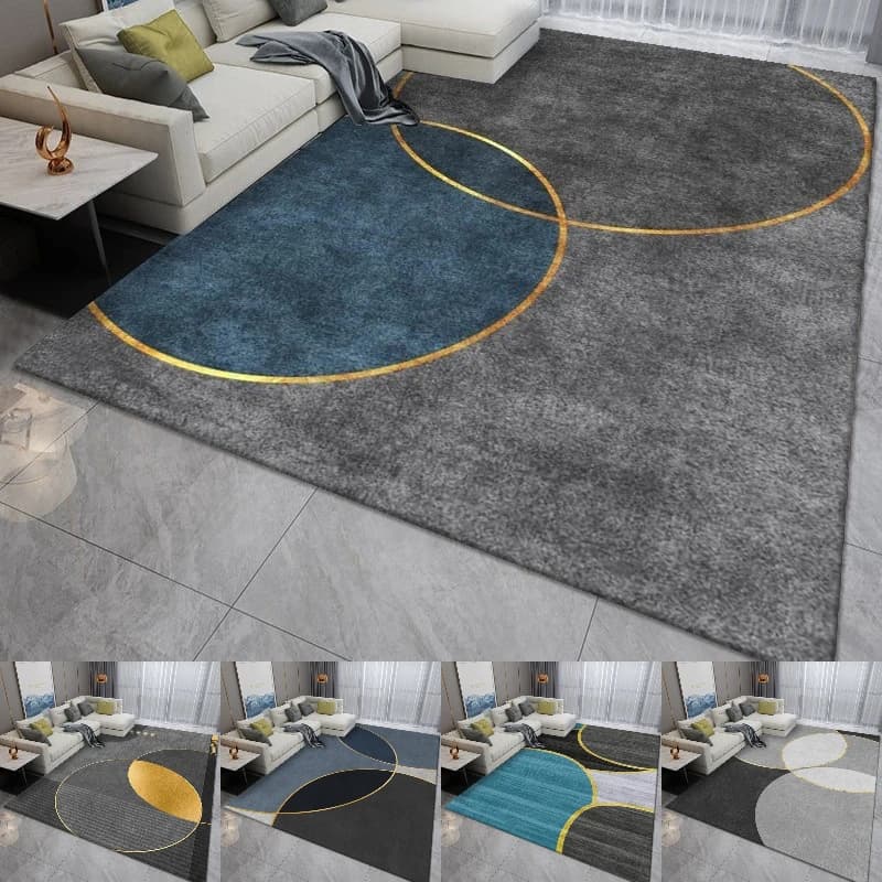 Living Room Carpet Large Area Light Luxury Modern Minimalist Sofa Coffee Table Mat Bedroom Home Use High-end Carpet Popular Rug