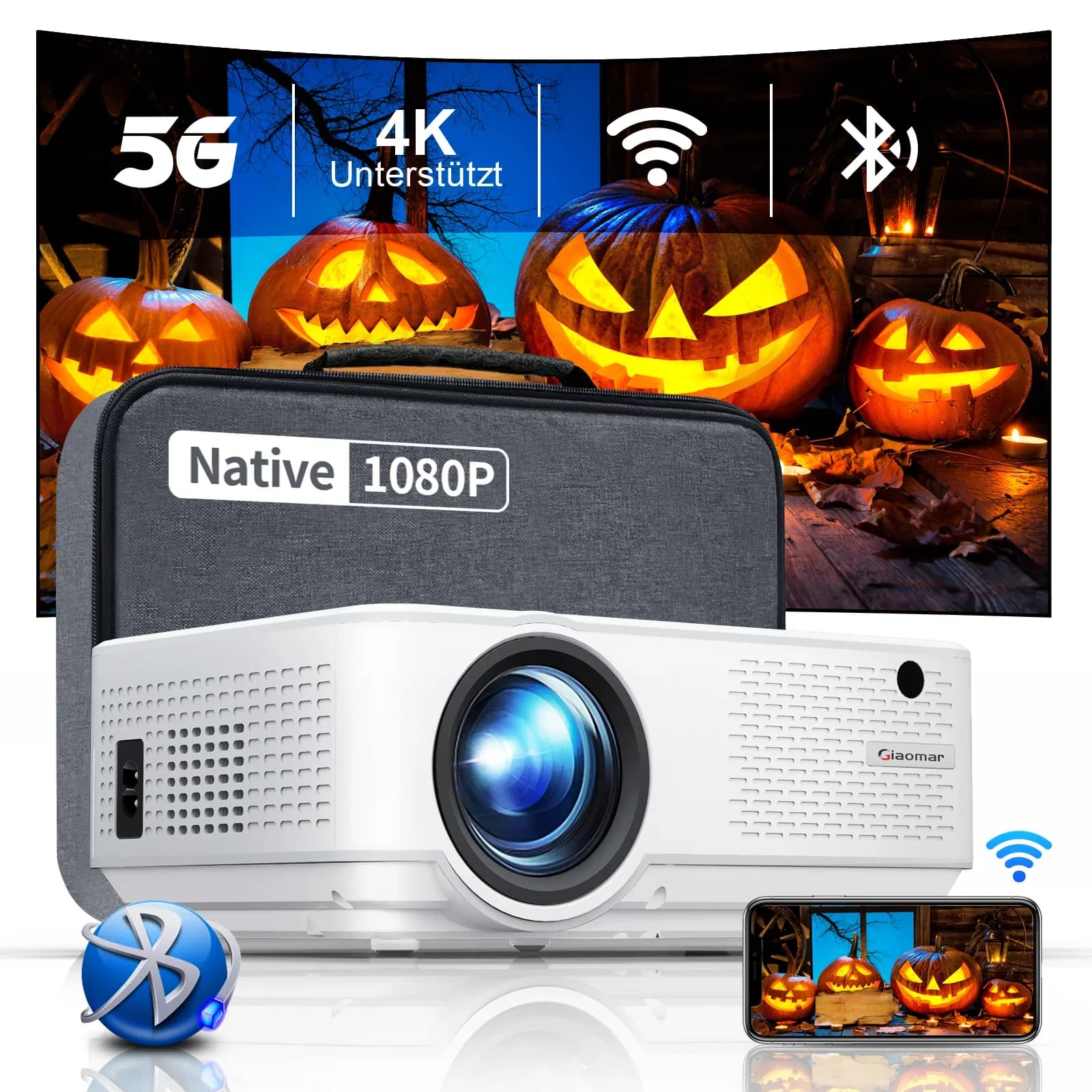 Full Hd Wifi Port le Beamer Support 4K 3D Home Cinema Mini Smart Projector 4K Projector for Office