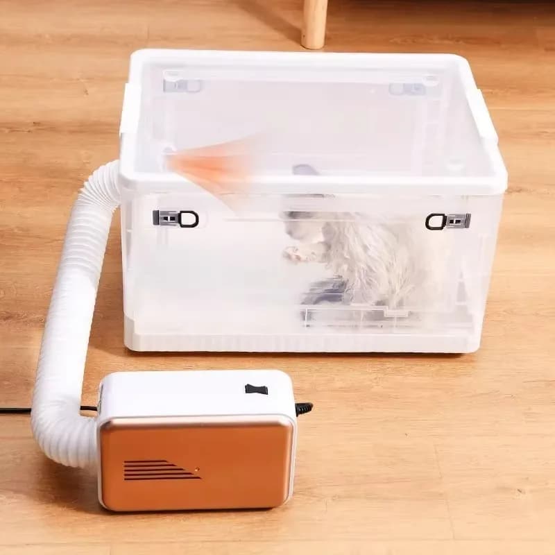 Asciugacapelli per Animali con Riduzione del Rumore, Asciugatura Rapida per Cuccioli, Box Asciugatura per Toelettatura Animali, Prodotti per Negozi di Animali
