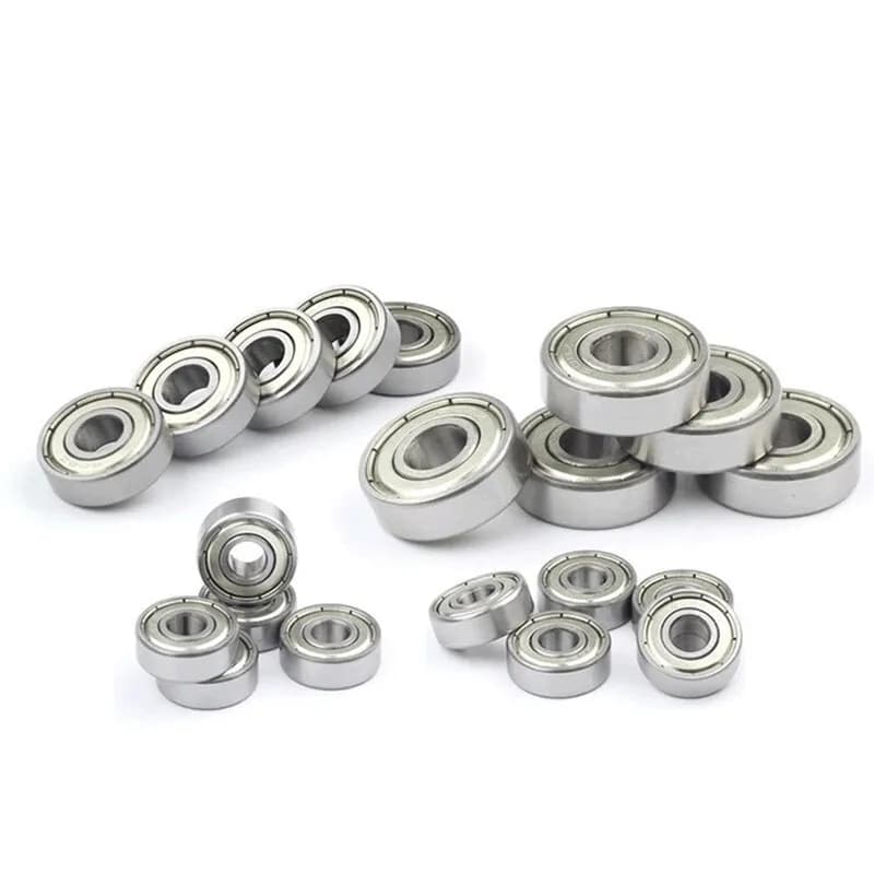 10PCS doppia schermatura in miniatura ad alta in acciaio al carbonio cuscinetti 608zz 623zz 624zz 625zz 635zz 626zz 688zz 3D parti della stampante 608