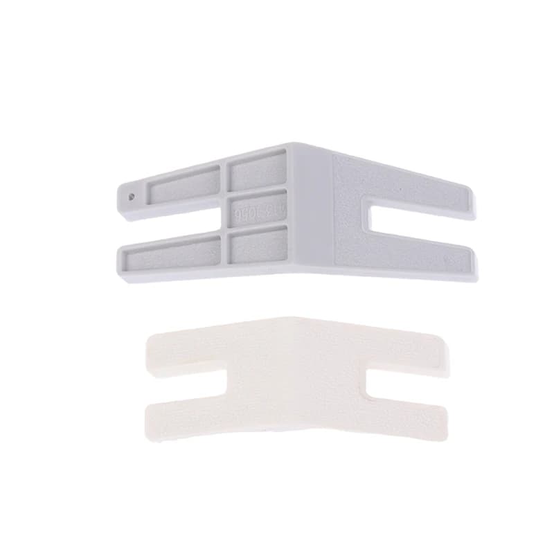 /KQM/2Pcs Sewing Tool Plate Button Reed Presser Foot Hump Jumper For Chunky Denim And Hemlines Sewing Machines Accessories Parts