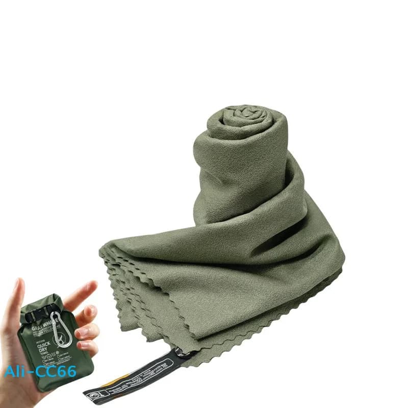 【C】Asciugamano portatile assorbente ad asciugatura rapida per esterni, campeggio, escursionismo, ciclismo, sport, palestra, viaggio, nuoto, in microfibra