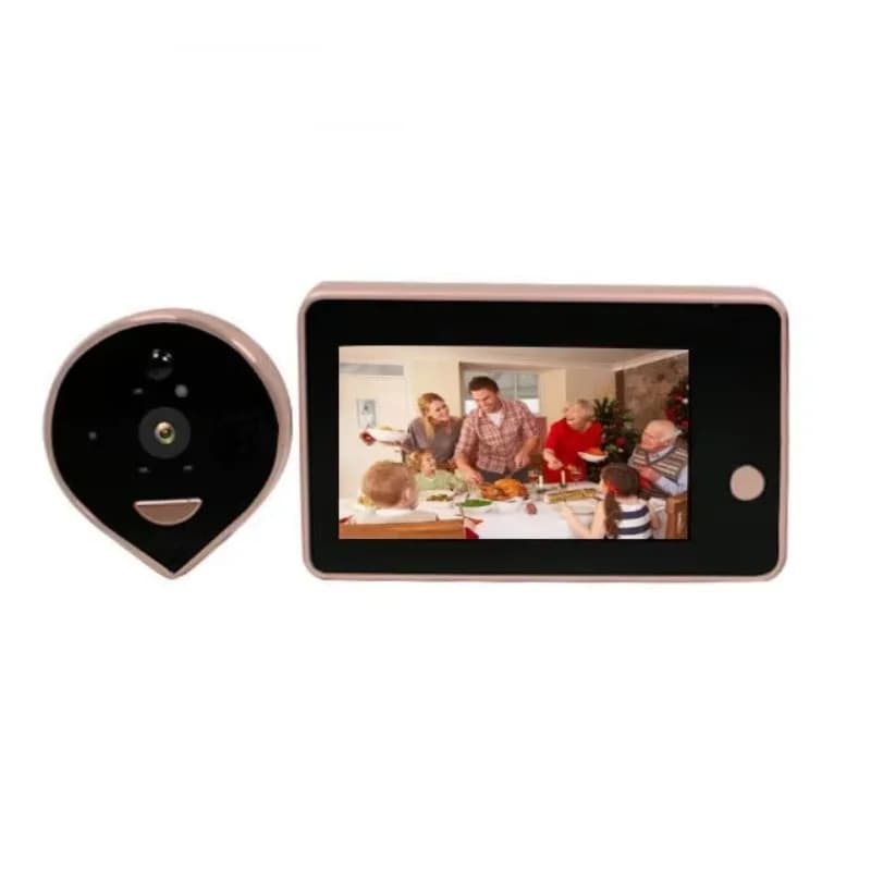 1080P Wireless Wifi Video Battery-Wifi Peephole Video Doorbell Low Power Consumption Video Doorphone