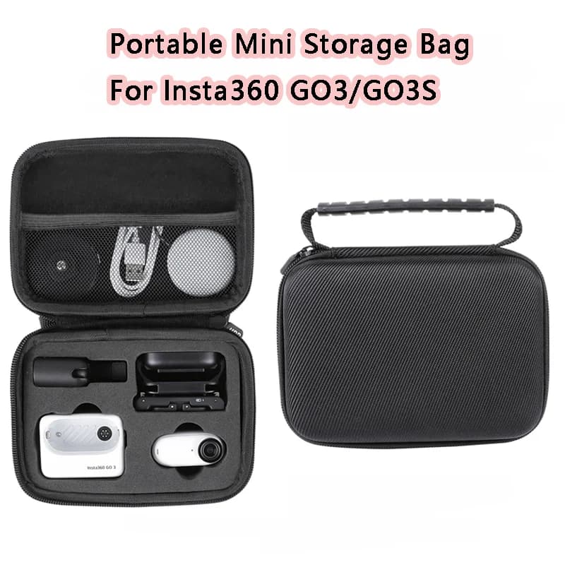 Mini custodia portatile per Insta360 GO 3 /GO 3S Action Camera Custodia protettiva antiurto in EVA per go3 go3s