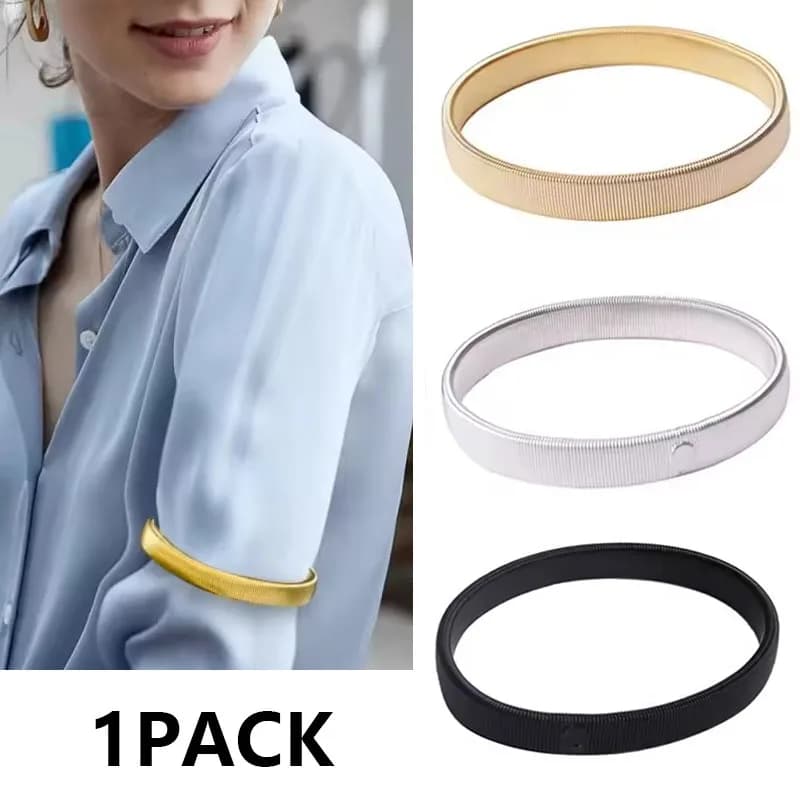 A piece of elastic band for arm shirt, woman, man, fashion, adjustable cuffs, bands for wedding dresses for parties