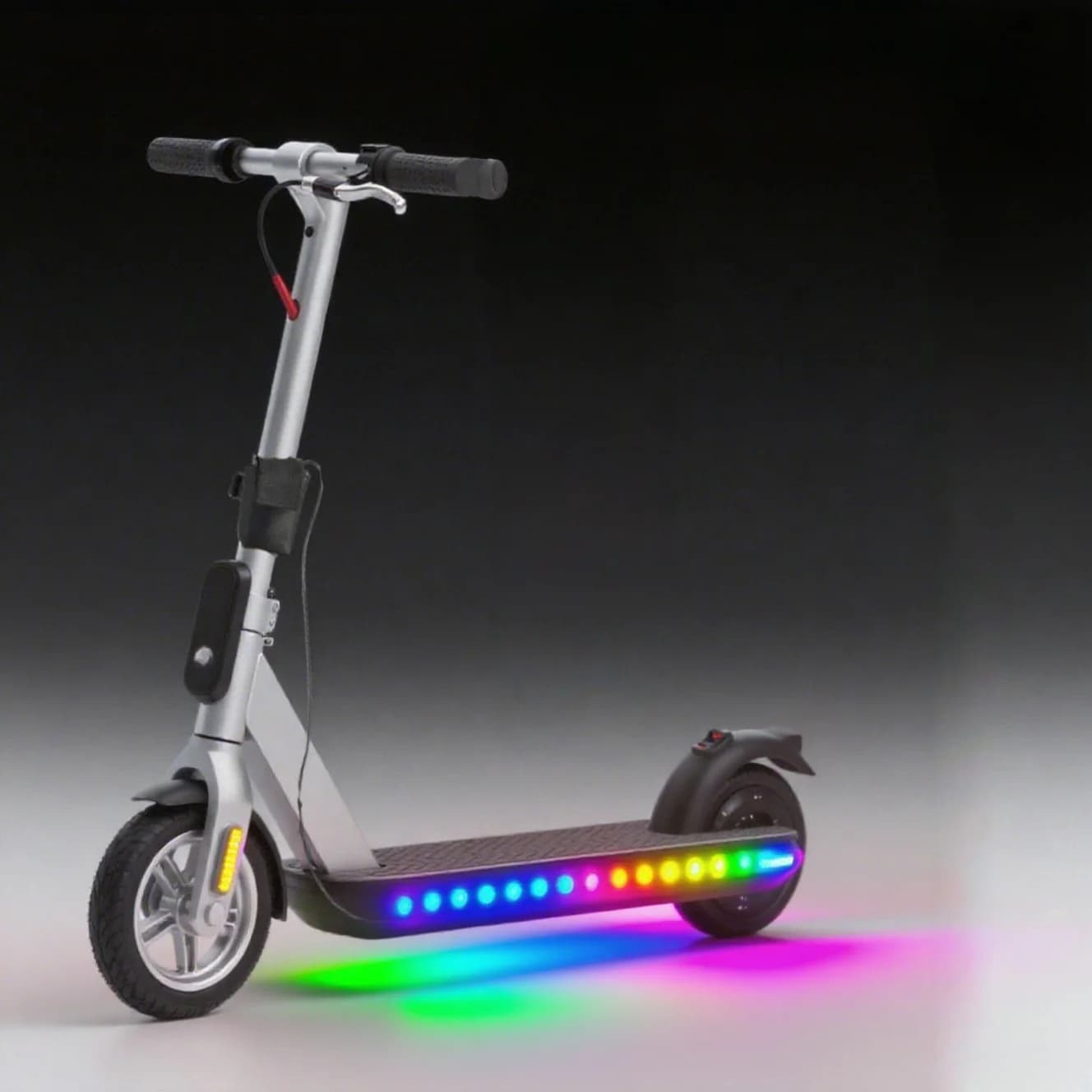 Striscia luminosa a LED per scooter elettrico, alimentatore dual-mode USB/batteria, spia universale per guida notturna, striscia luminosa di sicurezza,