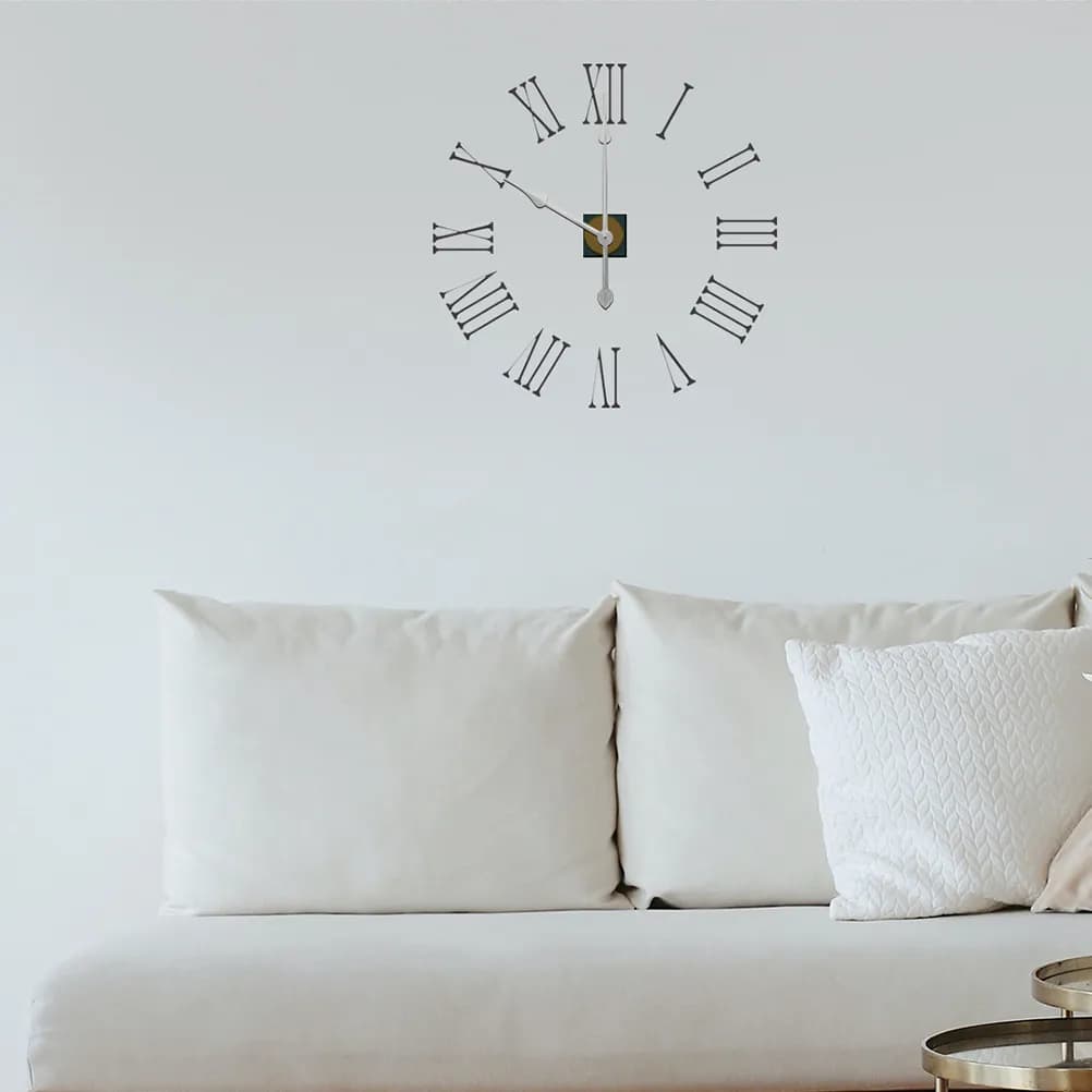 Set of 5 large hands for DIY wall clock, decorative spare kit for mechanical quartz watch, decorative parts