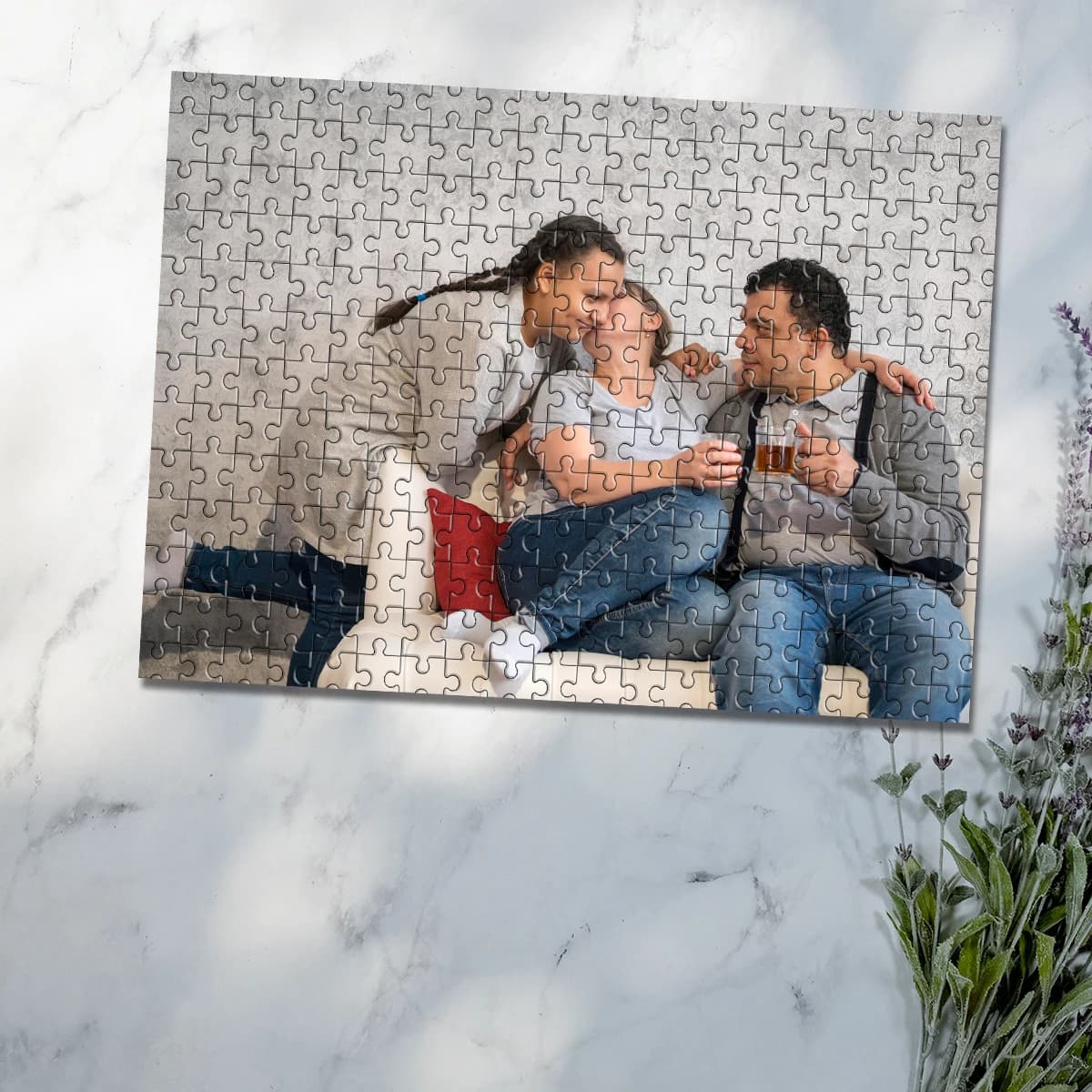 35/300/500/1000pcs Personalized Custom Photo Puzzle family photo Friends A Memorable Keepsake Or A Special Celebration