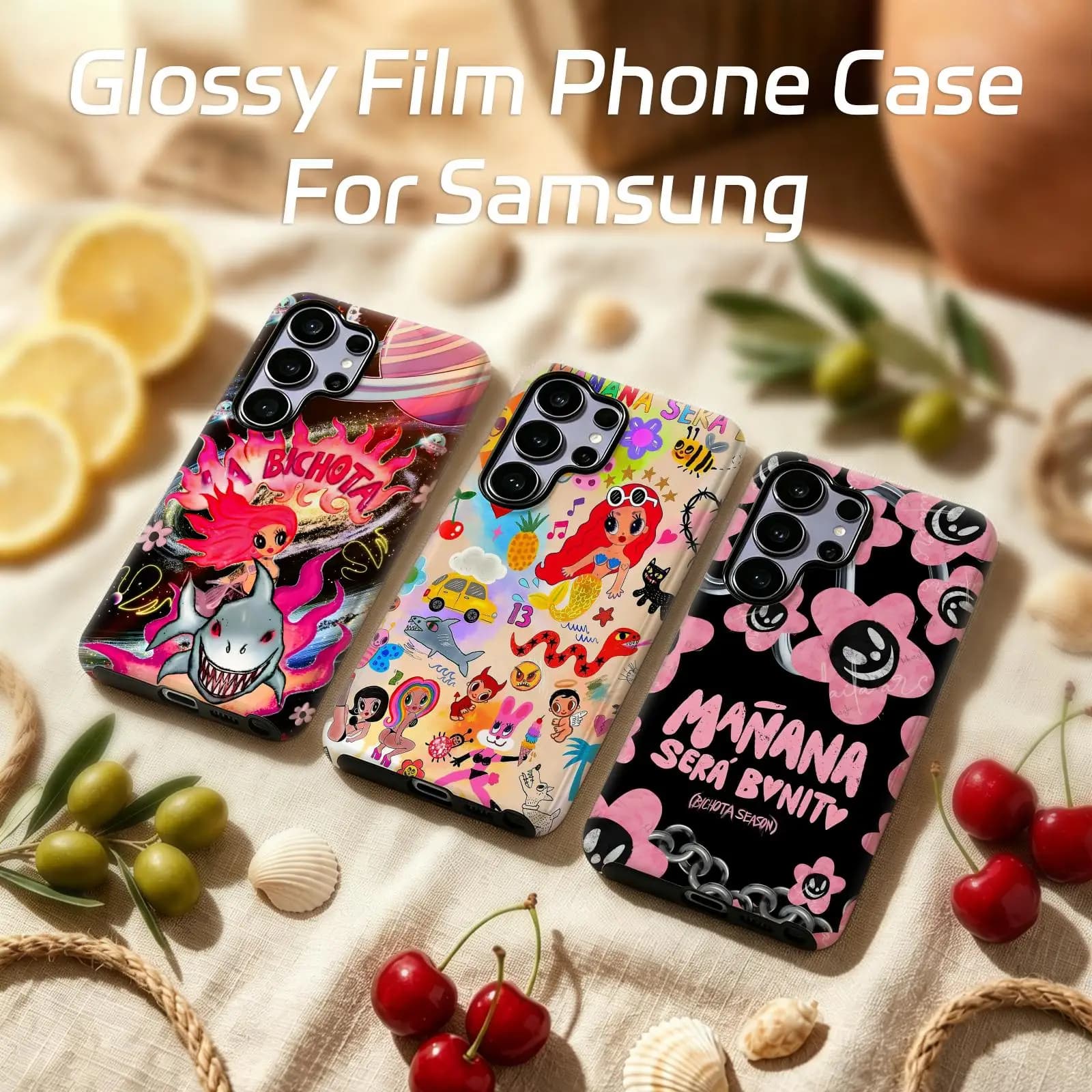 K-Karol G Manana Sera Bonito Phone Case For Samsung Galaxy S26 25 S24 S23 S22 S21 Ultra Glossy Film Phone Case