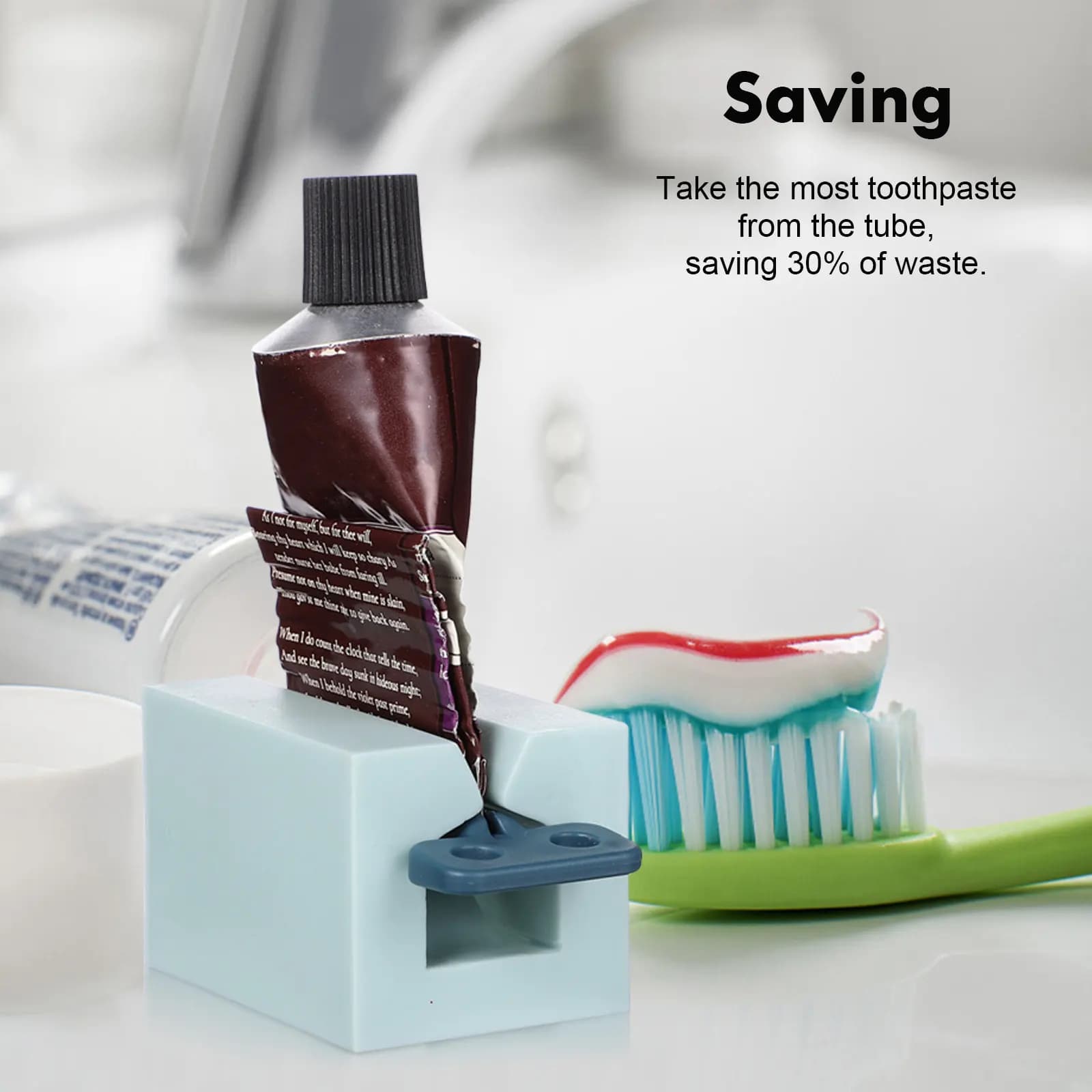 6Pcs Toothpaste Squeezer Roller Tool for Rolling Tube Dispenser Saves Toothpaste Fits Cream Cleansing Foam Tubes Easy Rotate
