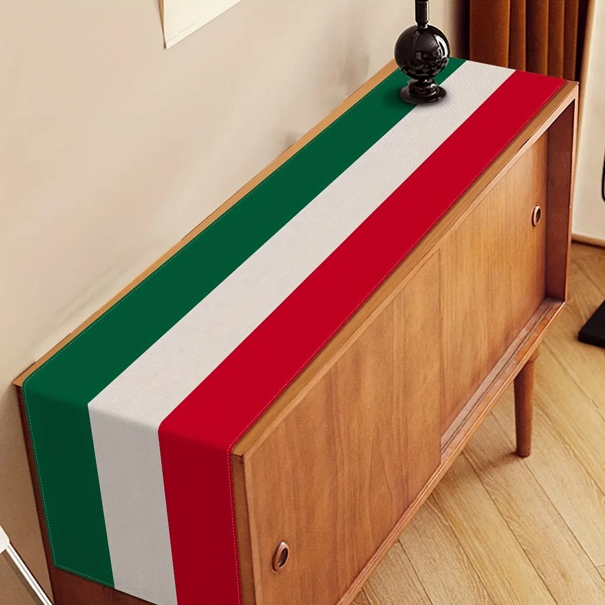 1pc lussuoso runner da tavolo di ispirazione italiana a tema italiano festa cena decorazioni da tavolo in lino copertura da tavolo moderna per mobile TV per la casa