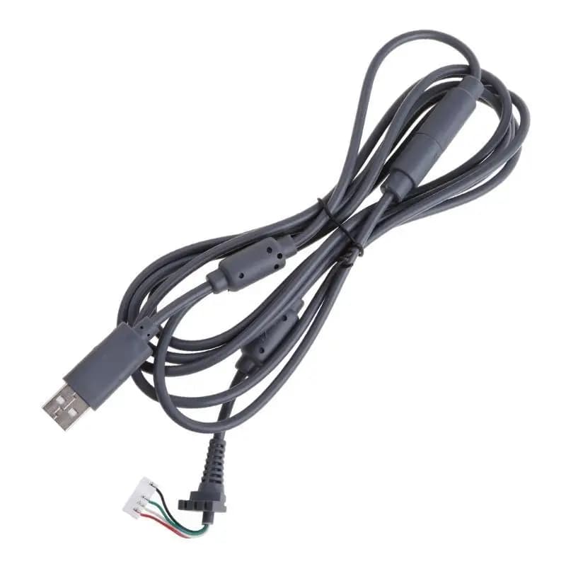Cavo di Interfaccia USB a 4 Pin per Controller Cablato Grigio Nero, Cavo di Ricambio per Accessori Controller Cablato 360