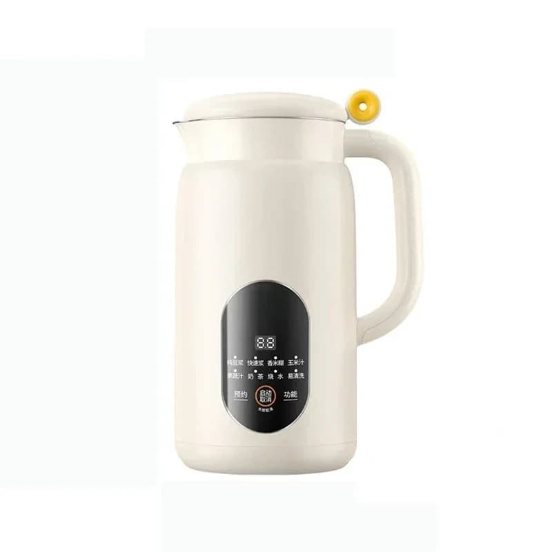 Macchina per latte di soia da 600 ml, frullatore per soia, spremiagrumi portatile, macchina per latte di soia e frutta secca, processore alimentare vegano, facile da pulire