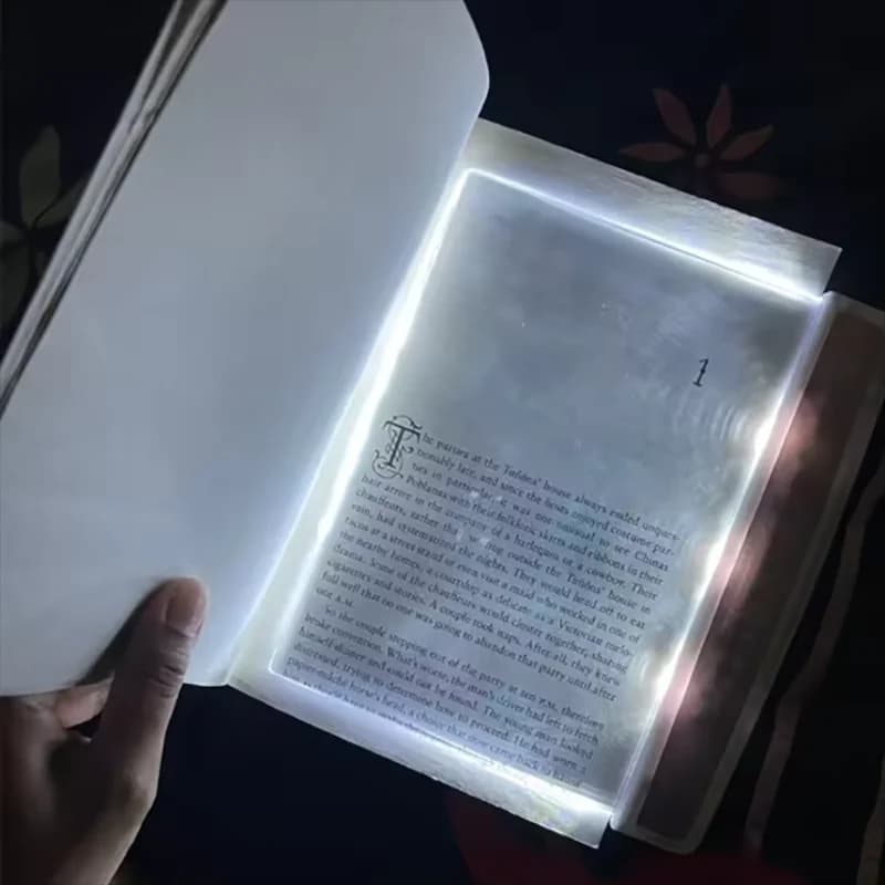 Luce da lettura a LED per tablet, luce da lettura notturna per la protezione degli occhi, luce notturna per studenti, luce creativa a LED per la protezione degli occhi per libri